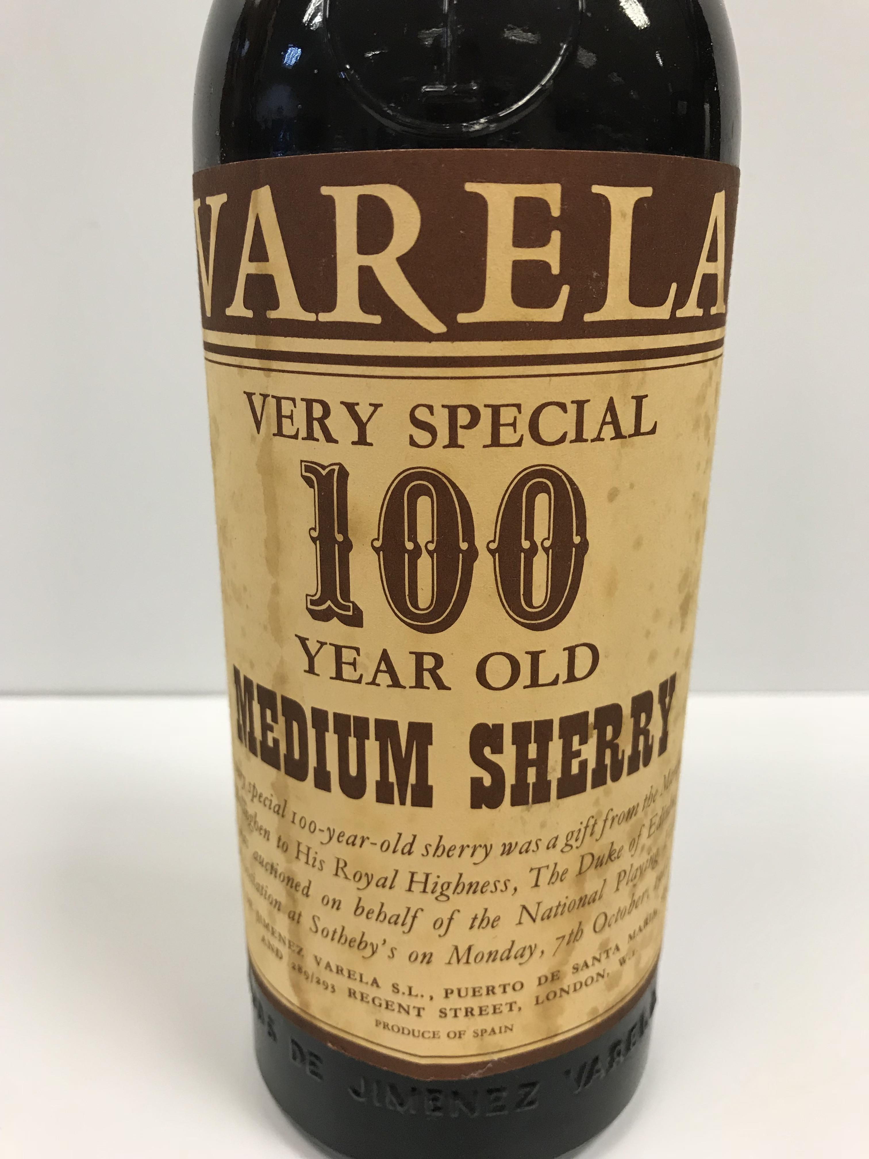 Varela Very Special 100 year old Medium Sherry x 1 bottle (Provenance: "This Very Special 100 year