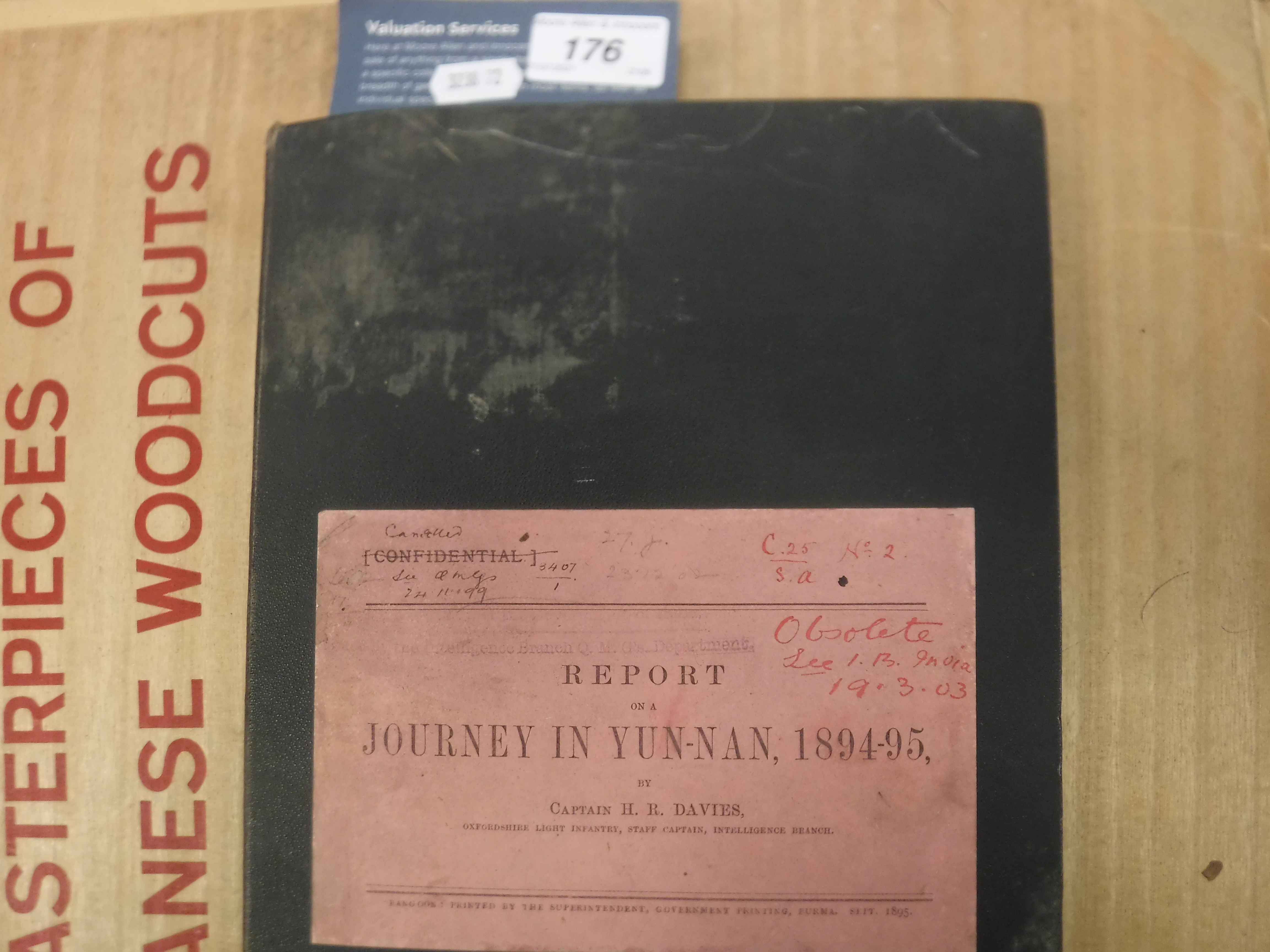 One volume “Report on a journey in Yun-Nan, 1894-95 by Captain H R Davies Oxfordshire Light Infantry - Image 4 of 33