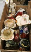 A collection of decorative china wares to include Royal Doulton HN2400 "Debbie" 15 cm high, Royal