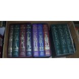 Four boxes of assorted Folio Society books to include Elizabeth David "Italian Food", Reay Tannahill