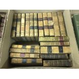 Two boxes of antiquarian books to include RICHARD HURD "The Works of the Right Hon Joseph