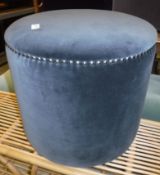An OKA drum shaped "Costellini" Ottoman stool with
