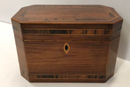 An early 19th Century rosewood and coromandel cros