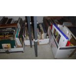 Seven boxes of assorted reference books mainly on the subject of antiques, manufacturing etc and