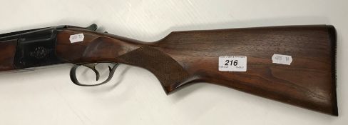 A Baikal 27E-IC 12 bore shotgun, double barrel, over and under, box lock ejector, 28" barrels (No.