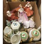 A collection of collectable china