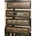 AFTER HENRY ALKEN "The First Steeplechase on Record Plates I-IV" 34.5cm x 42cm each and a framed and