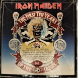 IRON MAIDEN "The First 10 Years - Up the Irons 1980-1990", a boxed collection of re-issued vinyl