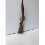 A Victor Model III/I 9 mm Glatt gun single barrel bolt action 22" barrel (Requires current