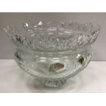 A Waterford Crystal "Kings" trophy bowl inscribed "Guinness Special Festival Award Channel 4