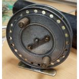 A Homer "Flick-em" centre pin reel, circa 1930 11.5 cm