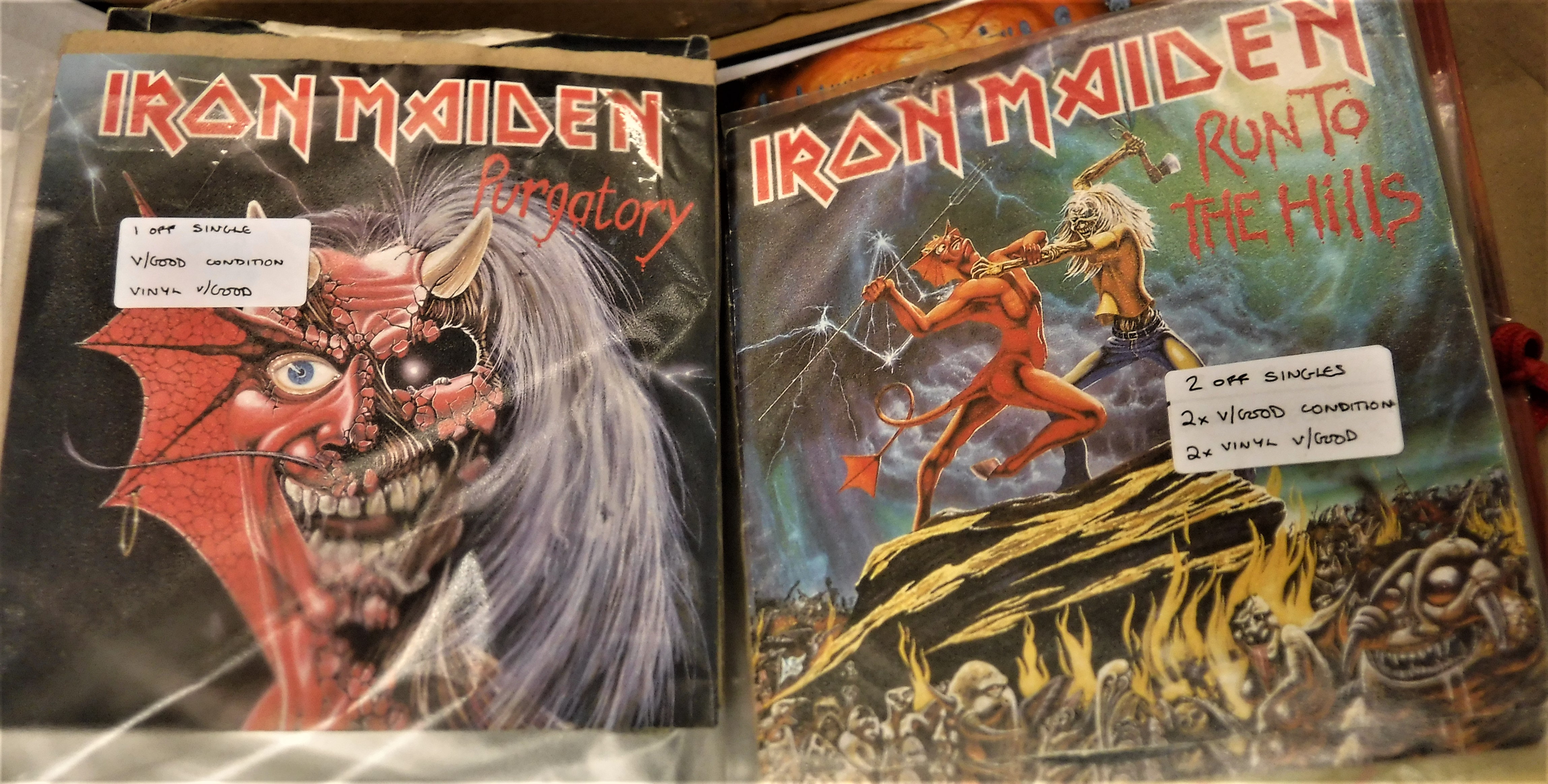 A collection of twenty-seven various IRON MAIDEN singles including a limited edition IRON MAIDEN - Image 6 of 7