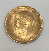 A George V 1914 half sovereign