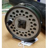 A Hardy "Viscount 130" trout fly reel 9 cm