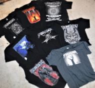 A collection of seven various STONEDEAD t-shirts including "25th August 2018", "25th August