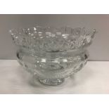 A Waterford Crystal "Kings" trophy bowl inscribed "Guinness Special Festival Award Channel 4