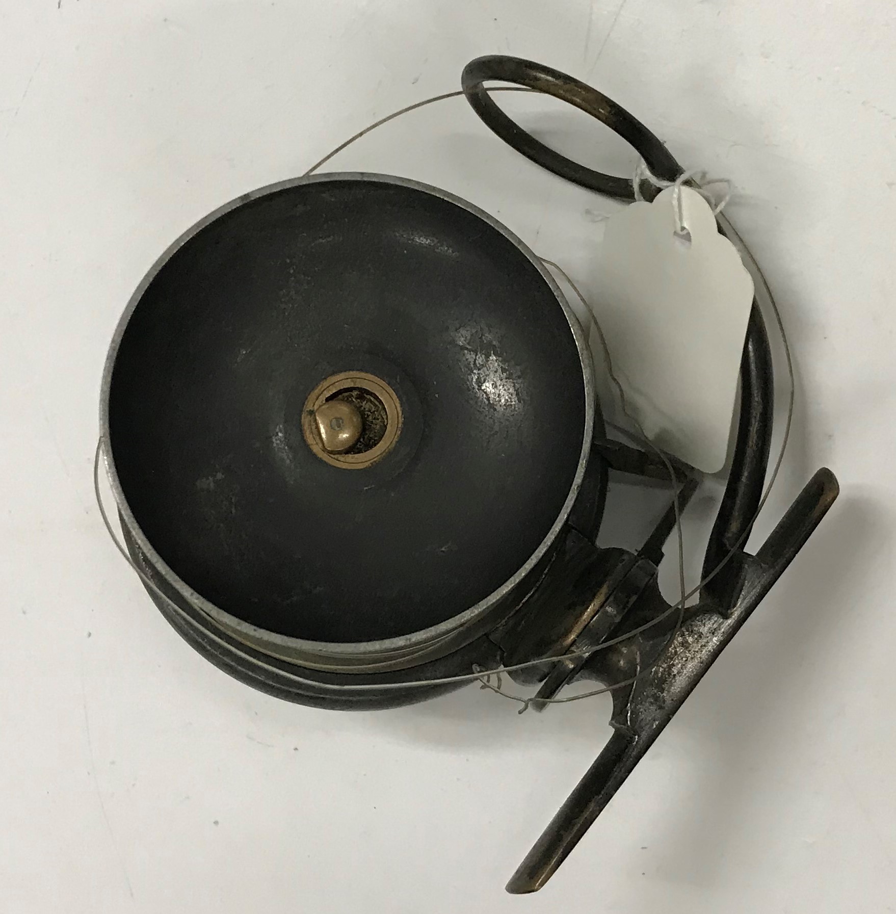 A Malloch's Patent Side Casting reel with alloy spool and brass mechanism