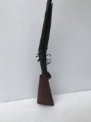 A Midland Gun Co of Birmingham 12 bore shotgun double barrel side-by-side hammer action non-