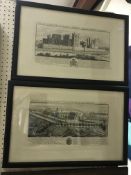 A collection of decorative prints, etc, to include AFTER SAMUEL & NATHAN BUCK "The South East View