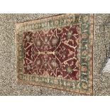 A Ziegler design carpet, the central panel set wit