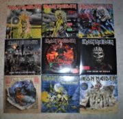 A collection of seventeen various IRON MAIDEN LPs including "Iron Maiden", "Killers", "The Number of