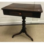 A 19th Century mahogany occasional table,