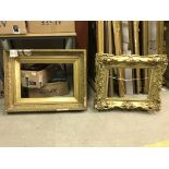 A gilt picture frame with acanthus decoration throughout, internal 36 cm x 54.