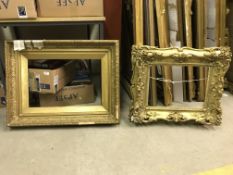 A gilt picture frame with acanthus decoration throughout, internal 36 cm x 54.