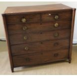 An early 19th Century mahogany chest,