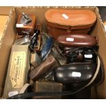 A collection of sundry items to include a Kowa Kowaflex camera, a Kodak Retinette IB camera,