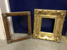 A collection of four various 19th Century and later gilt picture frames with scrolling and floral