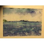 RONE SCOTT "From Treson - The Edge of the World", watercolour, signed and dated May 98 lower right,