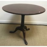 A 19th Century mahogany tea table,