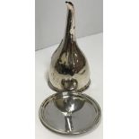 A George III Irish silver wine funnel, inscribed with initials "WR" (by William Doyle, Dublin 1813),