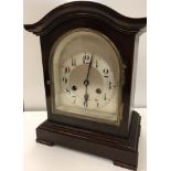 An early 20th Century mahogany cased mantel clock,