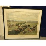 A collection of horse-related prints to include AFTER MICHAEL LYNE "The Grand National Canal Turn