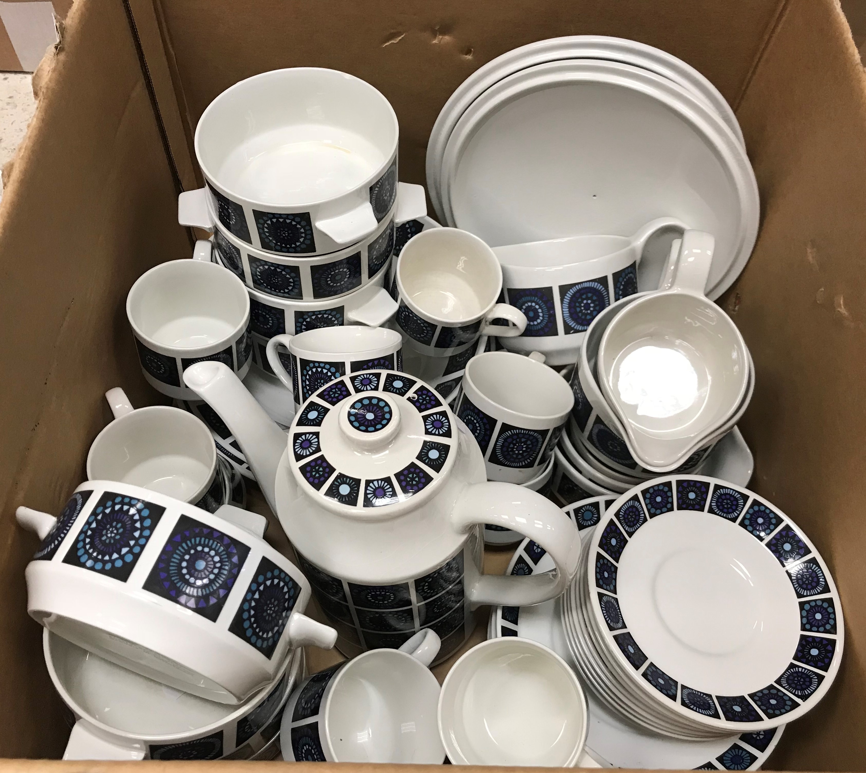 A Midwinter Madeira dinner and coffee set (eight place setting)