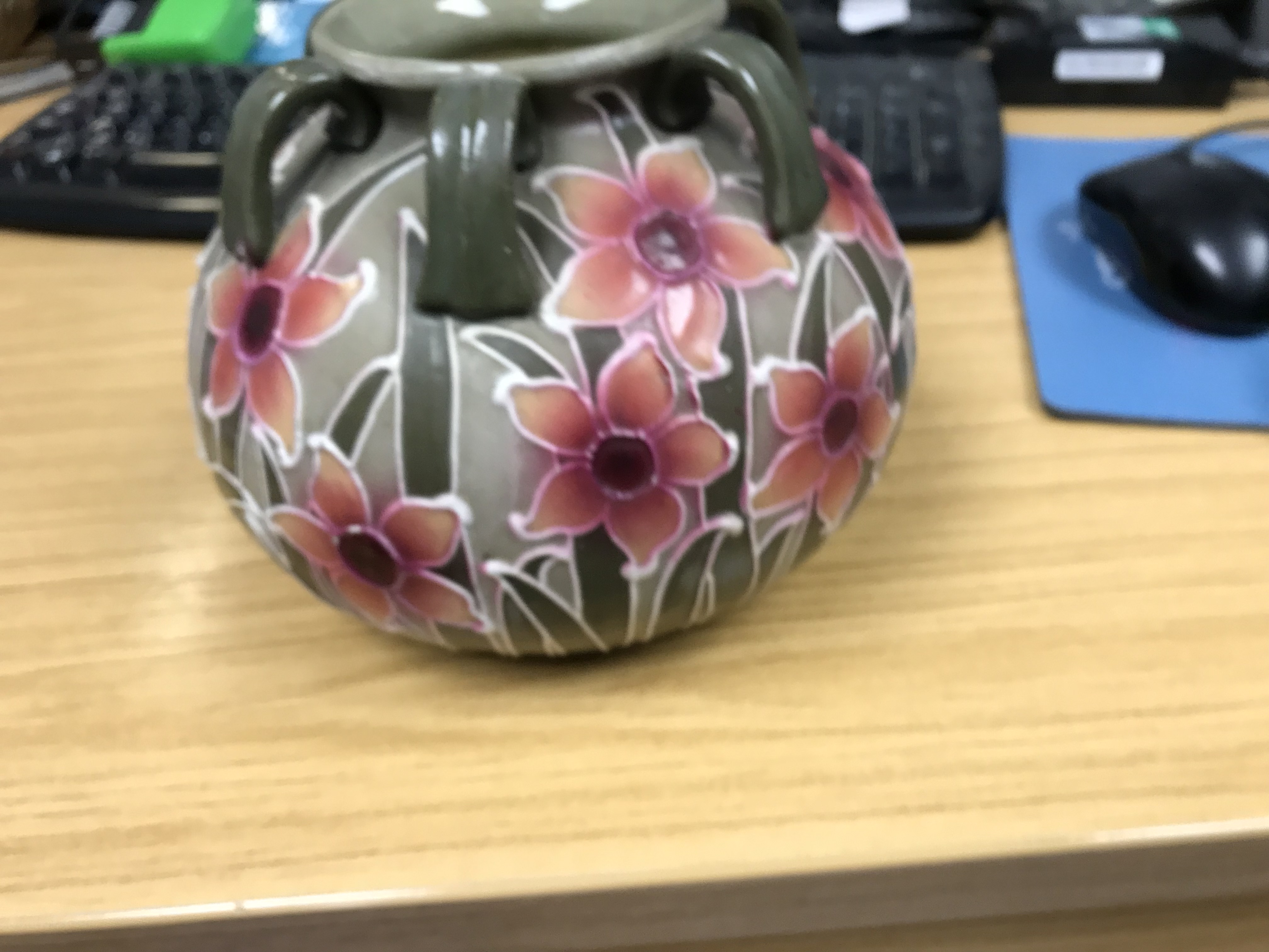 A Royal Doulton blue and white vase decorated by Kelsall, Ridgeway's Gainsborough flow blue bowl, - Image 4 of 15