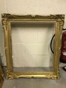 A collection of six various 19th Century and later picture frames to include a gilt scrolling