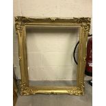 A collection of six various 19th Century and later picture frames to include a gilt scrolling