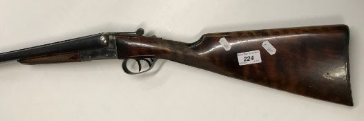 An AYA (Aguirre & Aranzabal) "Yeoman" 12 bore shotgun, double barrel, side by side, box lock,