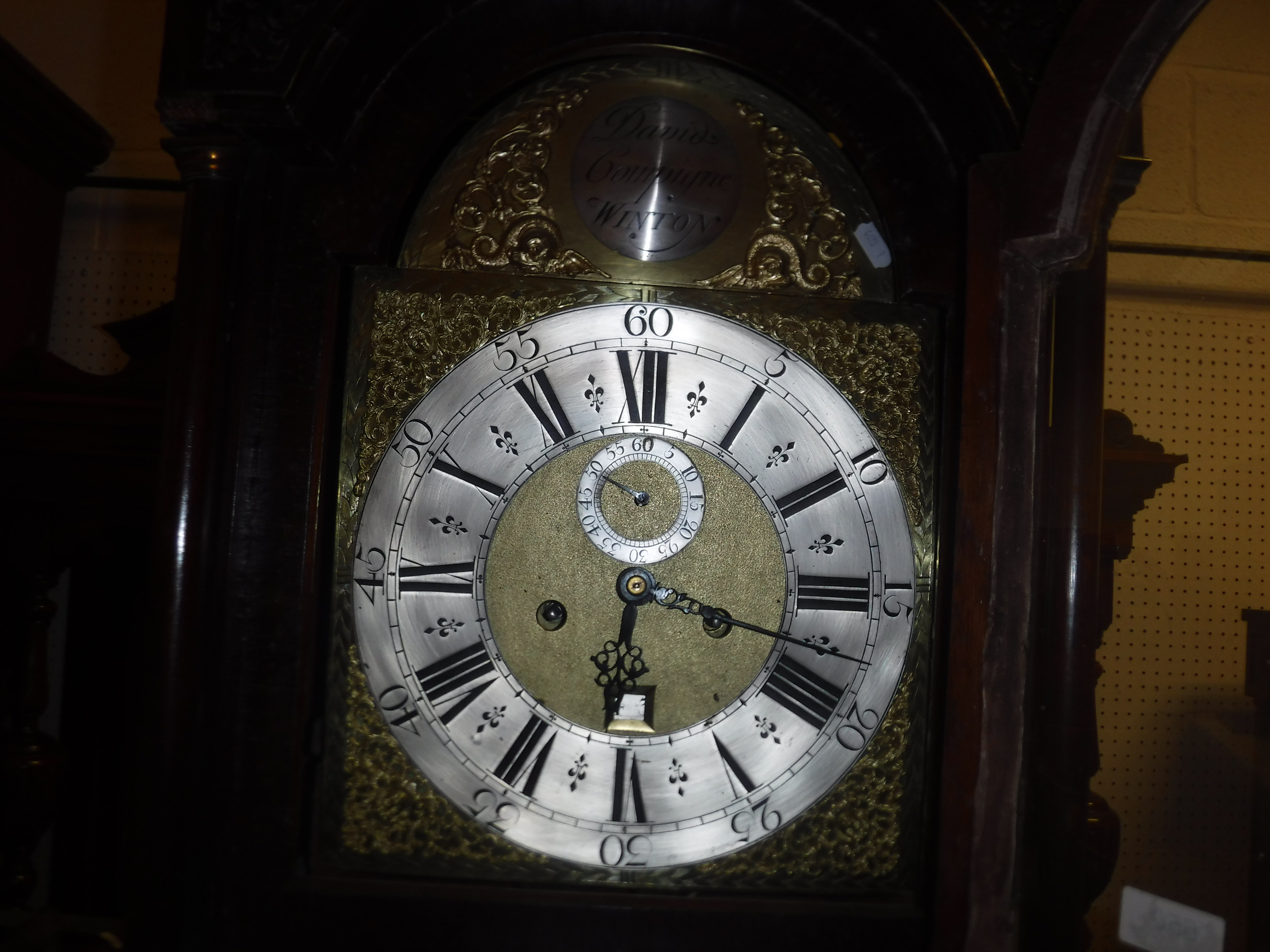 An 18th Century walnut cased long case clock, the eight day movement with silvered chapter ring, - Image 5 of 31