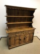 An oak dresser,