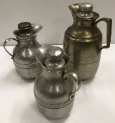 A Thermos No.45 jug x 2 and another slightly larger inscribed "C.H & F.