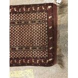 A Turkamen prayer rug,