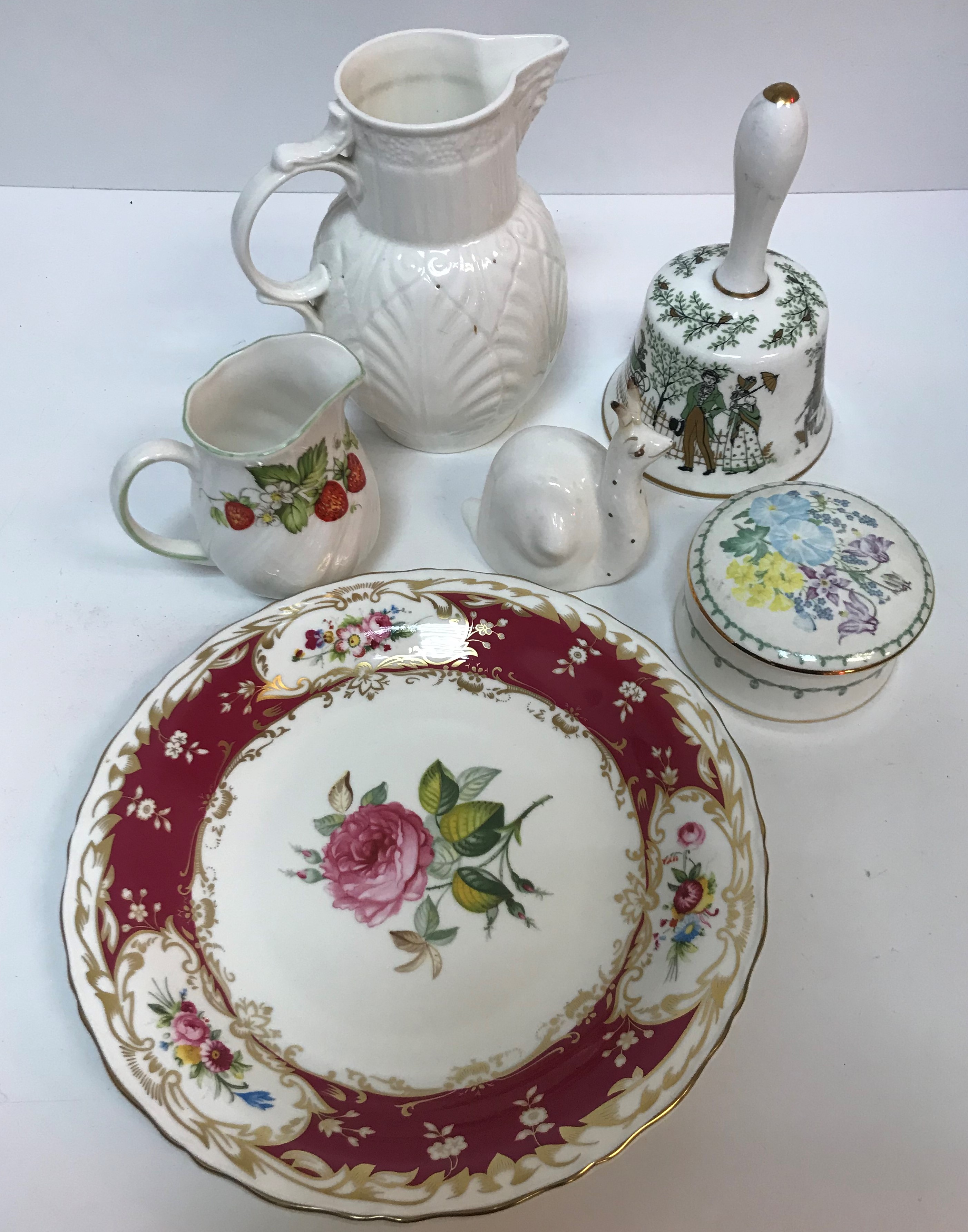 Two boxes of various china wares to include Wedgwood Mirabelle part dinner service, - Image 5 of 6