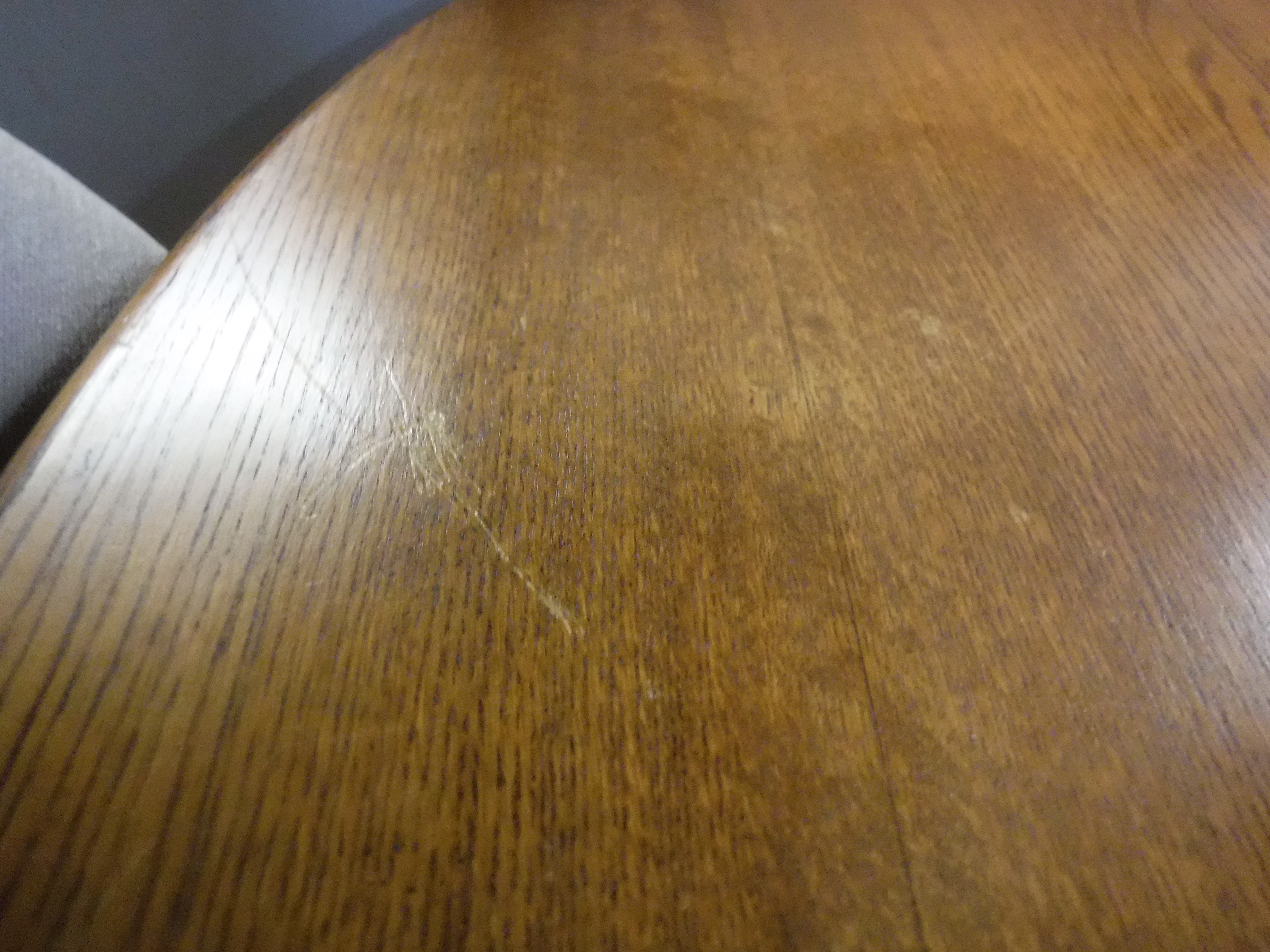 A Victorian oak shallow D end extending dining table with three extra leaves and moulded edge, - Image 12 of 20