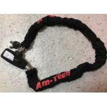 An Amtech 36" bike security chain and lock