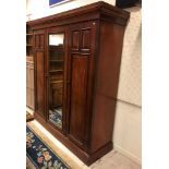 A Victorian mahogany wardrobe compactum,