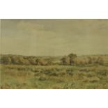 SIR THOMAS COLLIER (1840-1891) “Autumnal landscape”, watercolour, signed lower left,